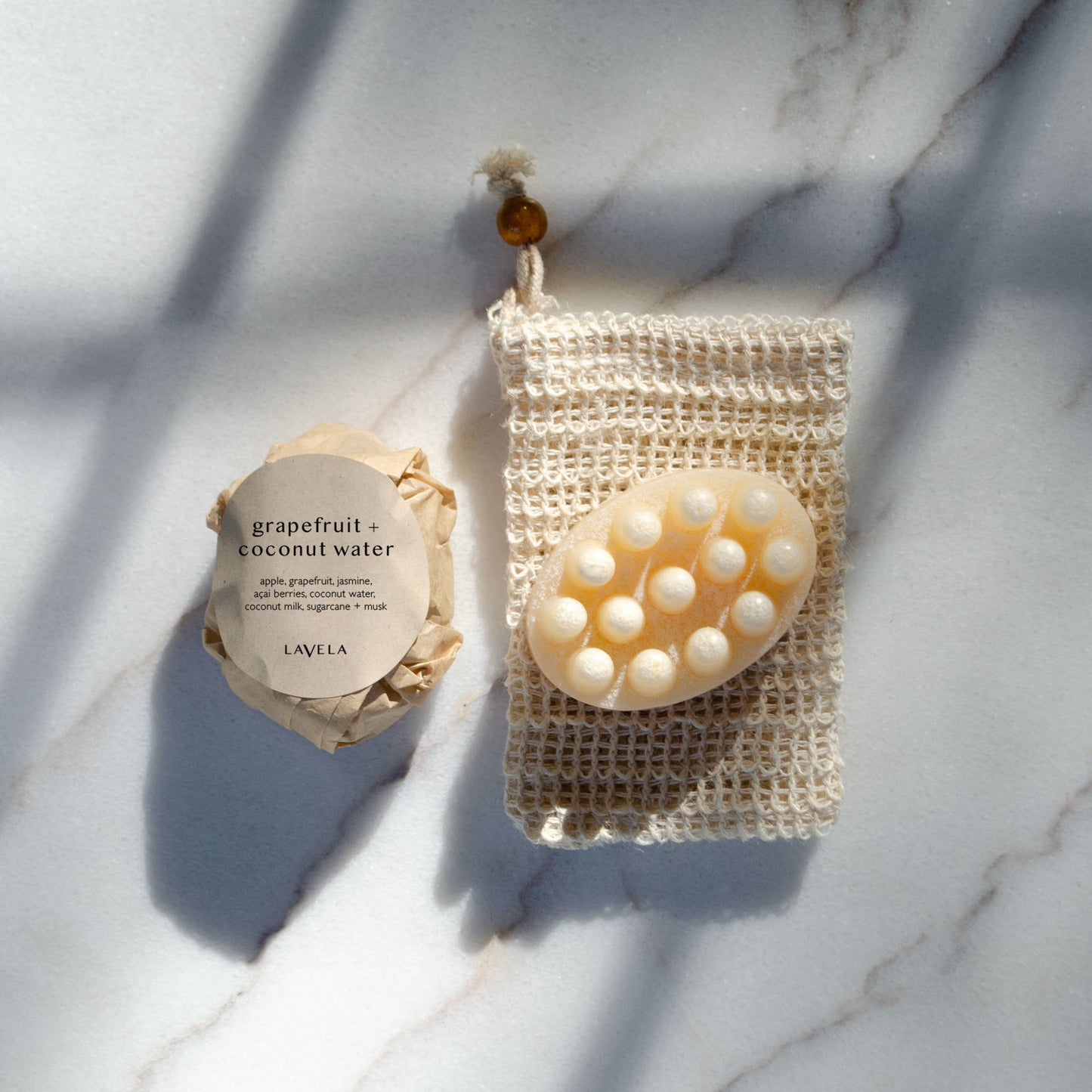 grapefruit + coconut water bar soap