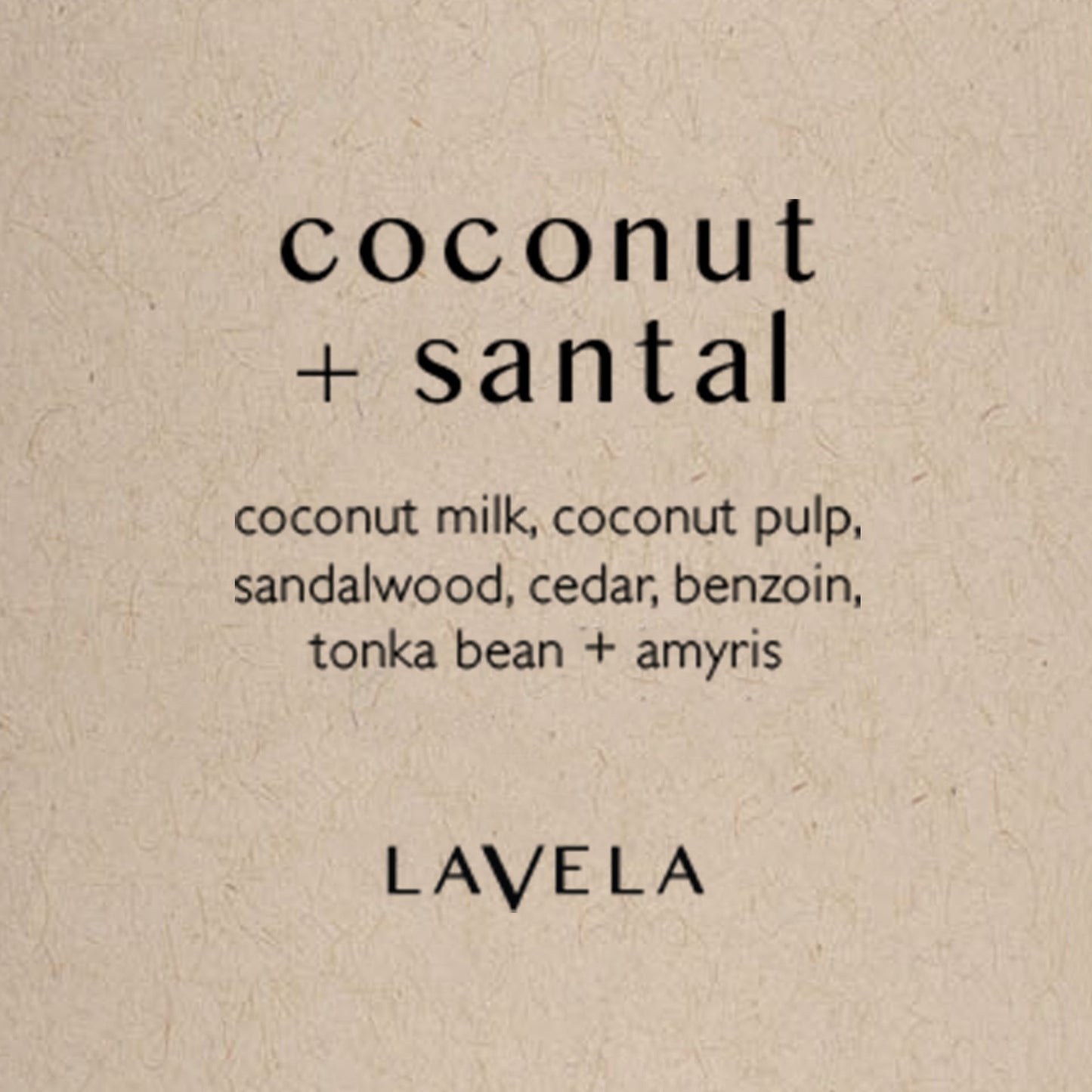 coconut + santal bar soap