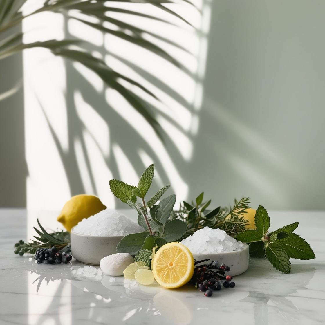 eucalyptus + sea salt candle