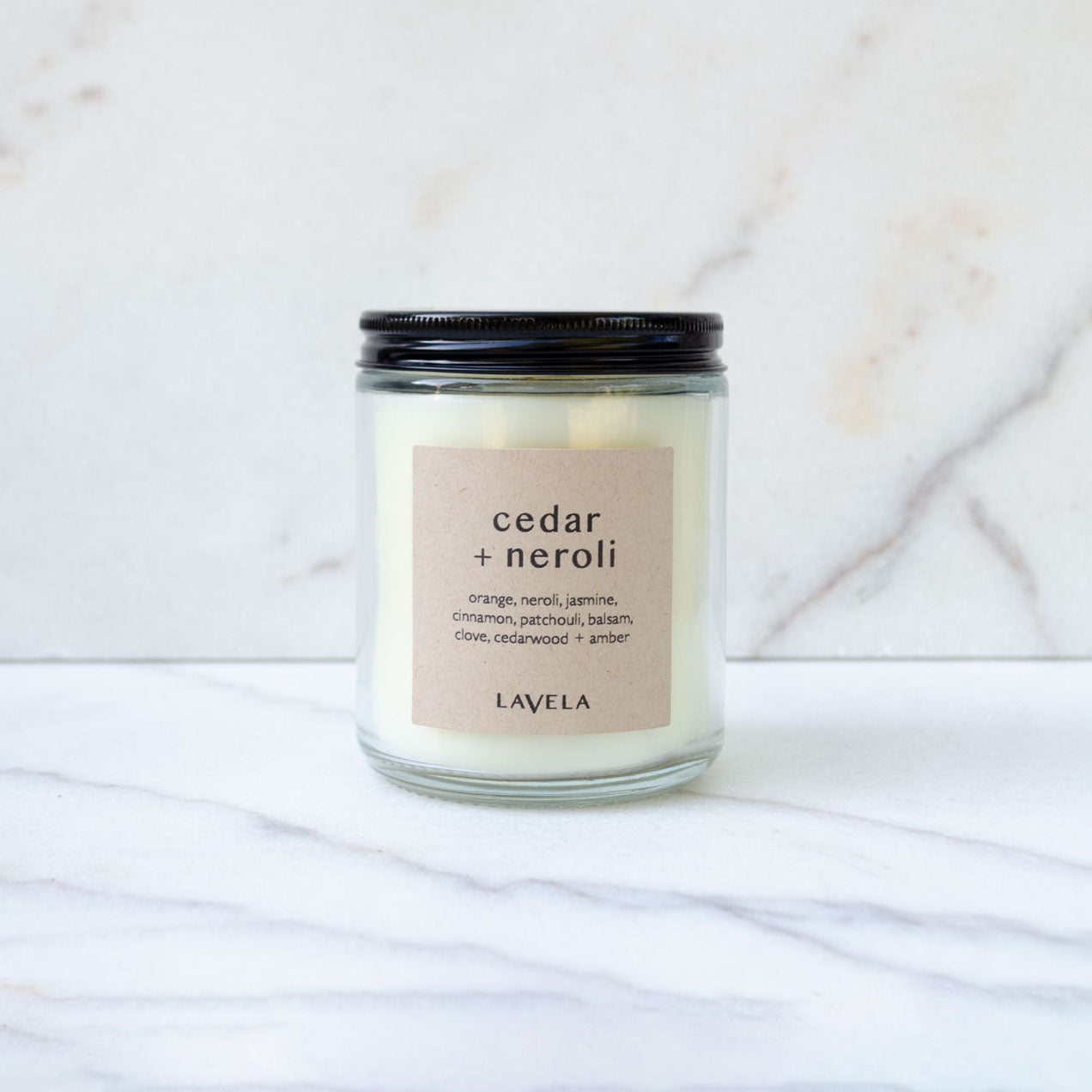 cedar + neroli candle