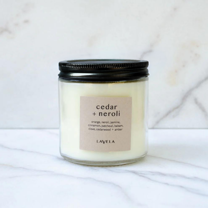 cedar + neroli candle